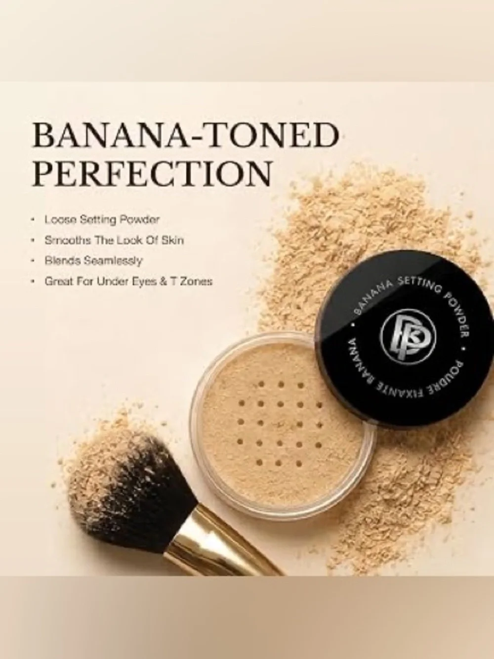 Bella Pierre Banana Setting Powder - Medium